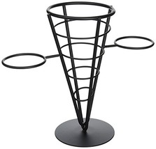 Winco WBKH-5 Single Cone Black Wire French Fryer Holder - £5.59 GBP