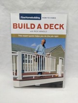 Fine Homebuilding How To Video Build A Deck With Rick Arnold DVD - £46.92 GBP