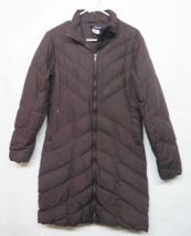 Patagonia Down With It Puffer Parka Women&#39;s Jacket purple plum Sz M Medi... - $56.95