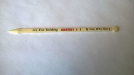 Martins Scotch Swizzle Stick Drink Stirrer Are you Drinking Martin&#39;s 8? If Not Y - £5.03 GBP