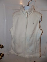 Old Navy Zip Up Off White Jacket Vest Size XL Girl&#39;s EUC - $15.33