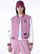 Los Angeles Dodgers Cosmetic Pink Floral Varsity Jacket  - $190.00+