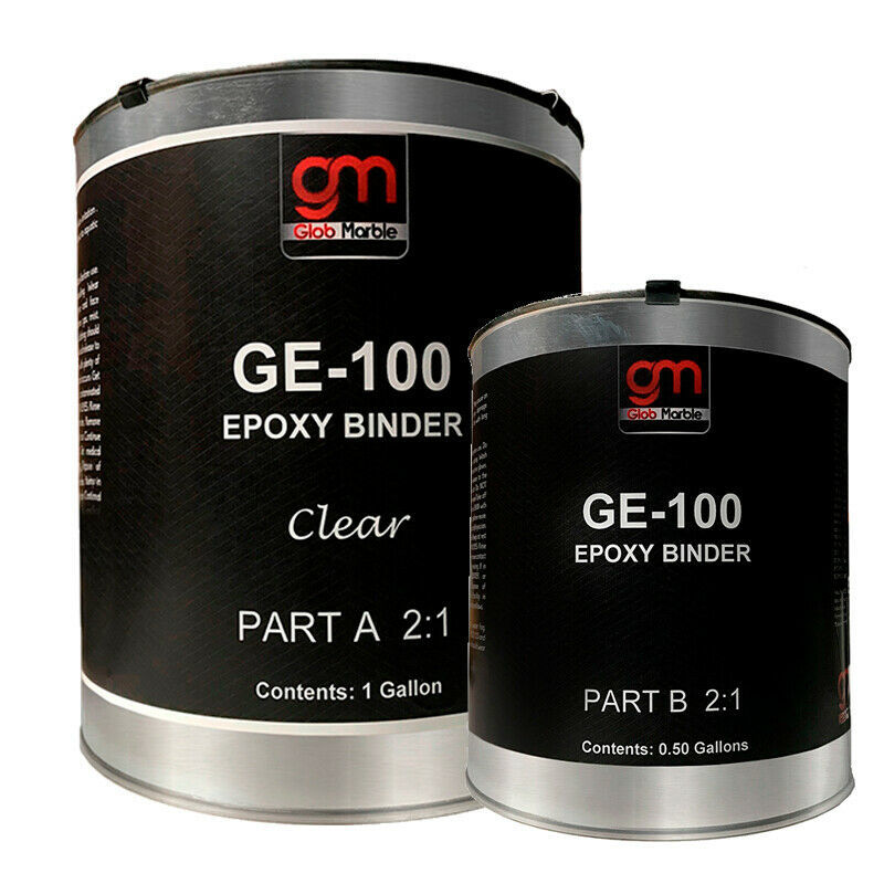 1.5 Gal. Epoxy Floor Coating 100% Solids Clear Epoxy GE-100 Garage &amp; Bas... - $194.47