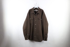 Duluth Trading Co Mens XLT Fleece Lined Hanger Bender Fire Hose Shirt Jacket Jac - £47.70 GBP
