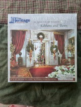 NEW SEALED Heritage 550 Piece Puzzle &quot;Ribbons and Bows&quot; William Mangnum - £11.84 GBP