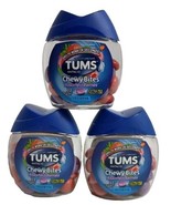3X Tums Chewy Bites Assorted Berries 32 Ct. Each Exp. 7/24 - £14.04 GBP