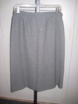 Pendleton Ladies Gray Checked Pure Virgin Wool Straight SKIRT-12-BARELY Worn - £6.40 GBP