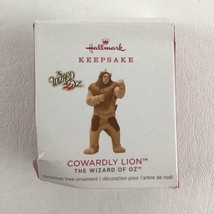 Hallmark Keepsake Christmas Mini Ornament The Wizard Of Oz Cowardly Lion 2018 - £19.74 GBP