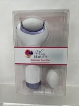 Plum Beauty Automatic Foot File Smooth Rough Dry Or Wet Use Refill Rolle... - $9.89