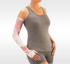 Watercolor Rose Dreamsleeve Compression Sleeve By Juzo, Gauntlet Option, Any Sz - £121.24 GBP