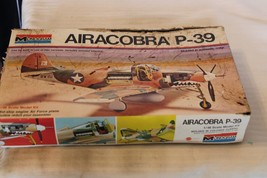 1/48 Scale Monogram, Airacobra P-39 Airplane Model Kit #6844 BN Open Box - $60.00