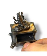 Vintage Zodiac Cancer Cast Metal Copper Bronze Pencil Sharpener in Box - £17.86 GBP