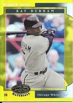2001 Leaf Certified Materials Mirror Gold Ray Durham 101 White Sox 11/25  - £9.82 GBP