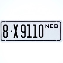  United States Nebraska Base Trailer License Plate 8-X9110 - $16.82