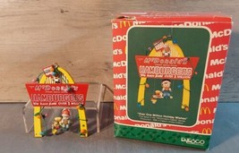 McDonald&#39;s Christmas Ornament Over One Served Arches Swing 1990 Enesco 1... - $18.51
