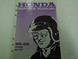 1985 1986 Honda CH80 Elite Service Repair Shop Manual Factory OEM Book Used - £28.29 GBP