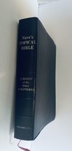 Nave&#39;s Topical Bible Digest Black Leather Bound Thumb Indexed Southwestern - $19.68