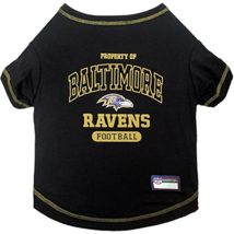 Pets First NFL Baltimore Ravens Dog T-Shirt, Large - $21.29