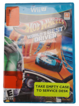 Hot Wheels: World&#39;s Best Driver (Nintendo Wii U, 2013) No Manual Ex-Library - £25.99 GBP