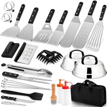 30Pcs Griddle Accessories Kit, Flattop Grill Spatulas Set With Melting Dome For  - £56.94 GBP