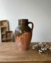 Antique Turkish Terracotta Vase - Vintage Pottery Clay Pot - £189.21 GBP