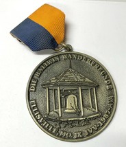 Missouri AVA IVV Volksmarch Medal Award Hiking Trekker 1987 Ballwin Elli... - $9.06