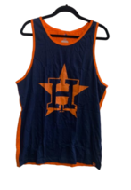 Majestic Men&#39;s Houston Astros Football Sleeveless Tank Top, Navy/Orange, Large - £13.97 GBP