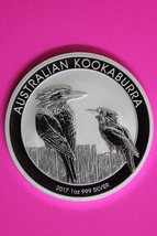 2017 Gem BU Australia Kookaburra Silver Same Coin In Pics Proof Like Surface 42 - £44.37 GBP