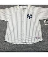New York Yankees Chamberlain #62 Jersey Shirt Men 4XL Striped Majestic New - $124.08 CAD