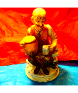 Old man drinking beer statue - $36.55 CAD