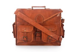 Personalized Genuine Leather Messenger Bag Laptop Bag Shoulder Bag for Women Gif - £75.50 GBP