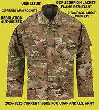 New 2024 Fr Ocp Tactical Army Usaf Uniform Jacket Flame Resistant All Sizes - £22.48 GBP