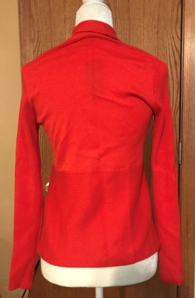 Vintage Verve Ami Ladies Small NWT open front cardigan Pimento - $27.50