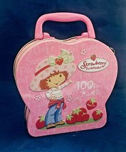 Strawberry Shortcake 100 pcs puzzle in a pink metal travel Tin - £7.84 GBP