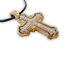 1.65&quot; Greek Orthodox Mount Athos Pendant Necklace Cross 4.2cm - £9.03 GBP
