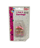 VINTAGE 1990&#39;s EASTER EXPRESSIONS 1 PAIR OF EGG EARRINGS PLASTIC NEW IN ... - $175.15 MXN