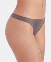 Vanity Fair Womens Nearly Invisible Thong Size 9/ 2XL Color Grey - £7.88 GBP