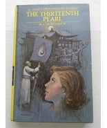 Nancy Drew #56 THE THIRTEENTH PEARL Carolyn Keene Vintage Mystery Book - £39.12 GBP