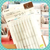 PILOT FRIXION Waai knock zone erasable ballpoint pen 8 color set japan limited - $29.54
