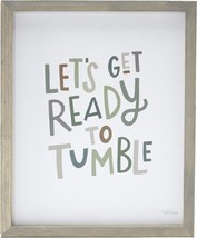 Lets Get Ready to Tumble - Decorative Novelty Laundry Room Sign - £8.74 GBP