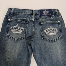 Victoria Beckham Rock & Republic Women's Blue Denim Cropped Jeans Size 28 Crown  image 7