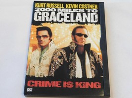 3000 Miles to Graceland Crime is King DVD 2001 Widescreen Rated R Kurt Russell - £8.04 GBP