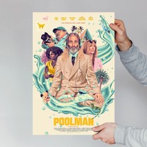 POOLMAN movie poster Chris Pine 2024 Film Wall Art Room Decor Cinephile ... - $10.88+