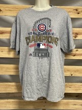 MLB Chicago Cubs 2016 World Series Champions T-Shirt Men&#39;s Size XL KG JD - £7.76 GBP