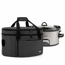 Double Layers Slow Cooker Bag (With A Bottom Pad And Lid Fasten Straps),... - £59.14 GBP