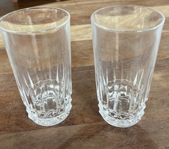 2 Cristal D&#39;Arques-Durand Barcelona 12oz Crystal Highball Glasses 5 3/4&quot;... - $13.10