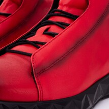 The Vertex Red Leather Men's Sneaker image 4