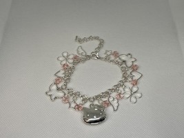 ~Hello Kitty~ ~Cute Cat~ Locket Charm Bracelet~ Single Chain! You Choose!!! - £12.66 GBP