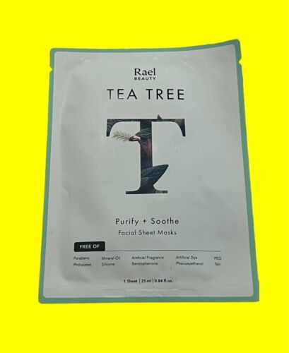 Rael Beauty Tea Tree Facial Sheet Mask NIP - $9.89