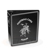 4 BCW 3&quot; Heavy Duty D-ring Black Football Binder Albums - $1,063.35 MXN